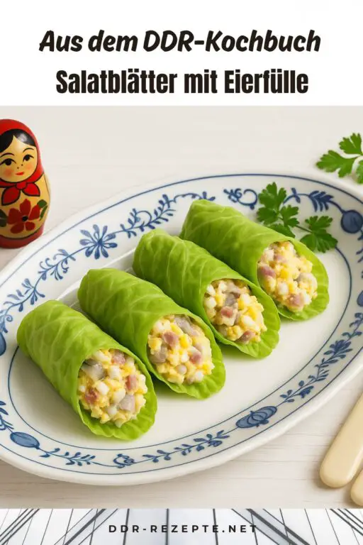 Salad leaves with eggs