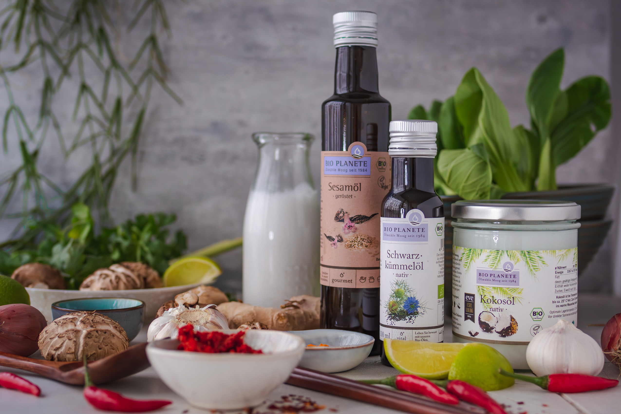 Bioöle from Bio Planète coconut oil, sesame oil, black cumin oil