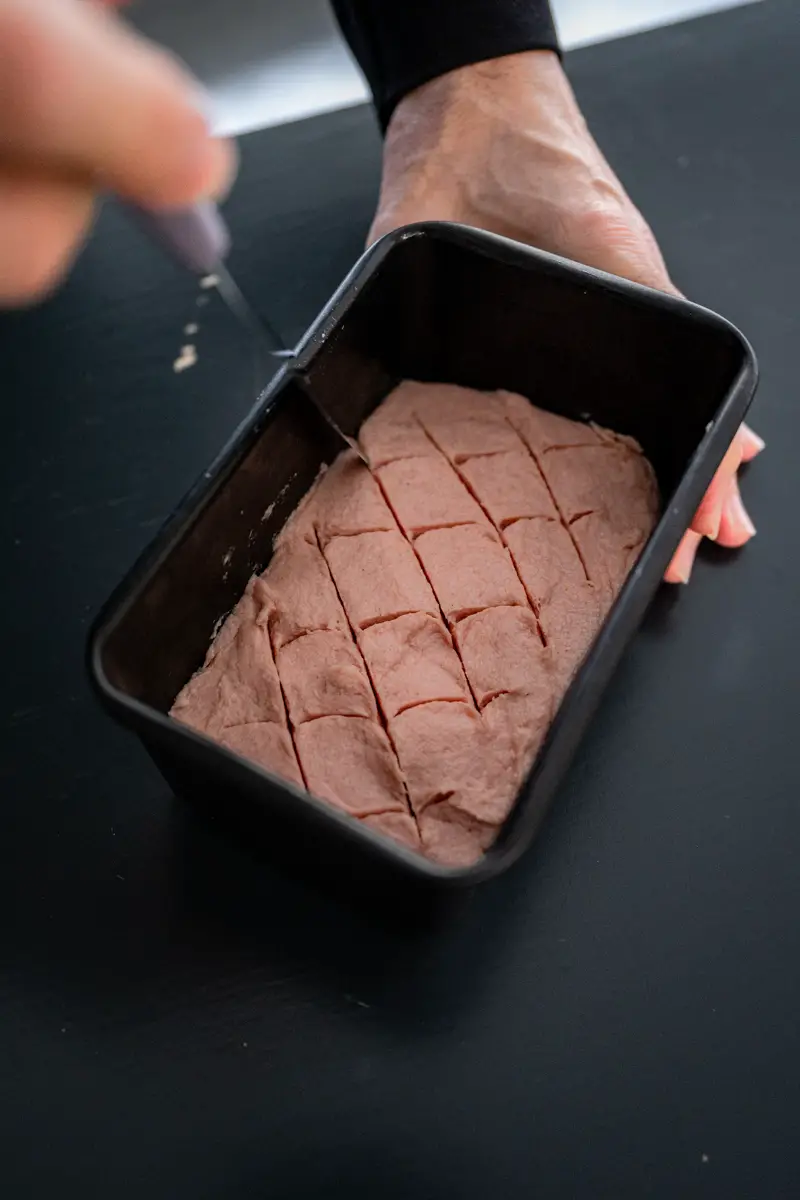 Meat caese in the hot air fryer baking trickytine recipe