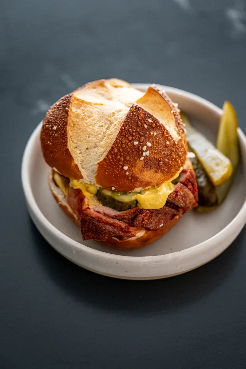 Meat caese in the hot air fryer baking trickytine recipe