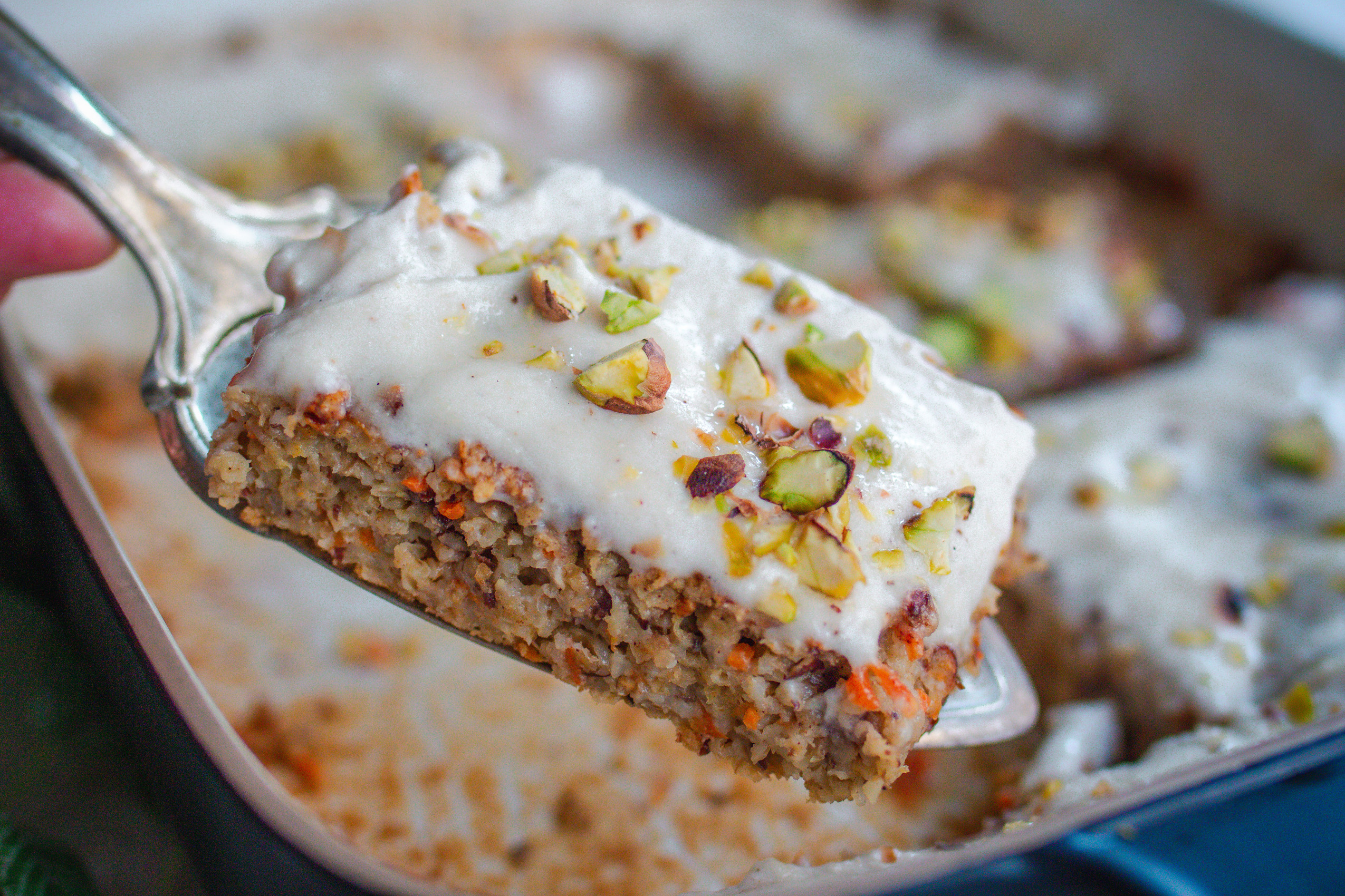 Carrots -oven -porridge - Rükruchen as Baked Oats