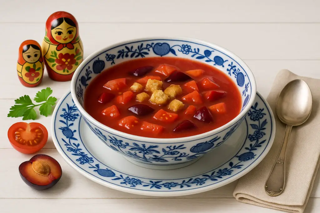 Chilled tomato soup
