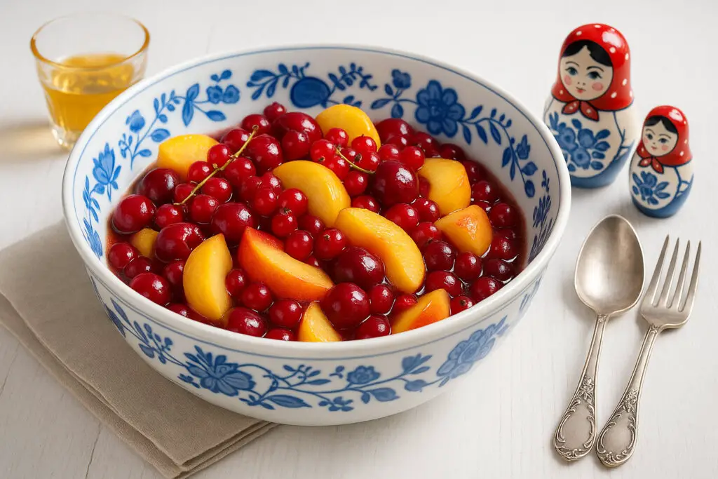 Fruit salad with summer fruits