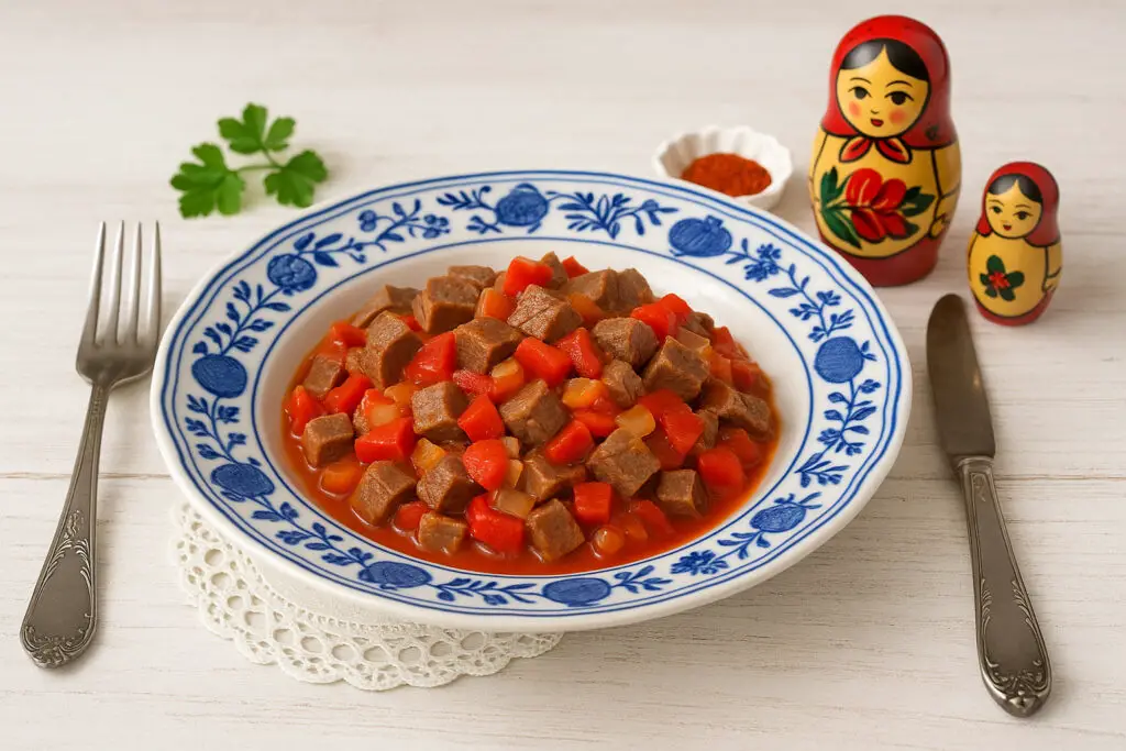 Hungarian beef salad