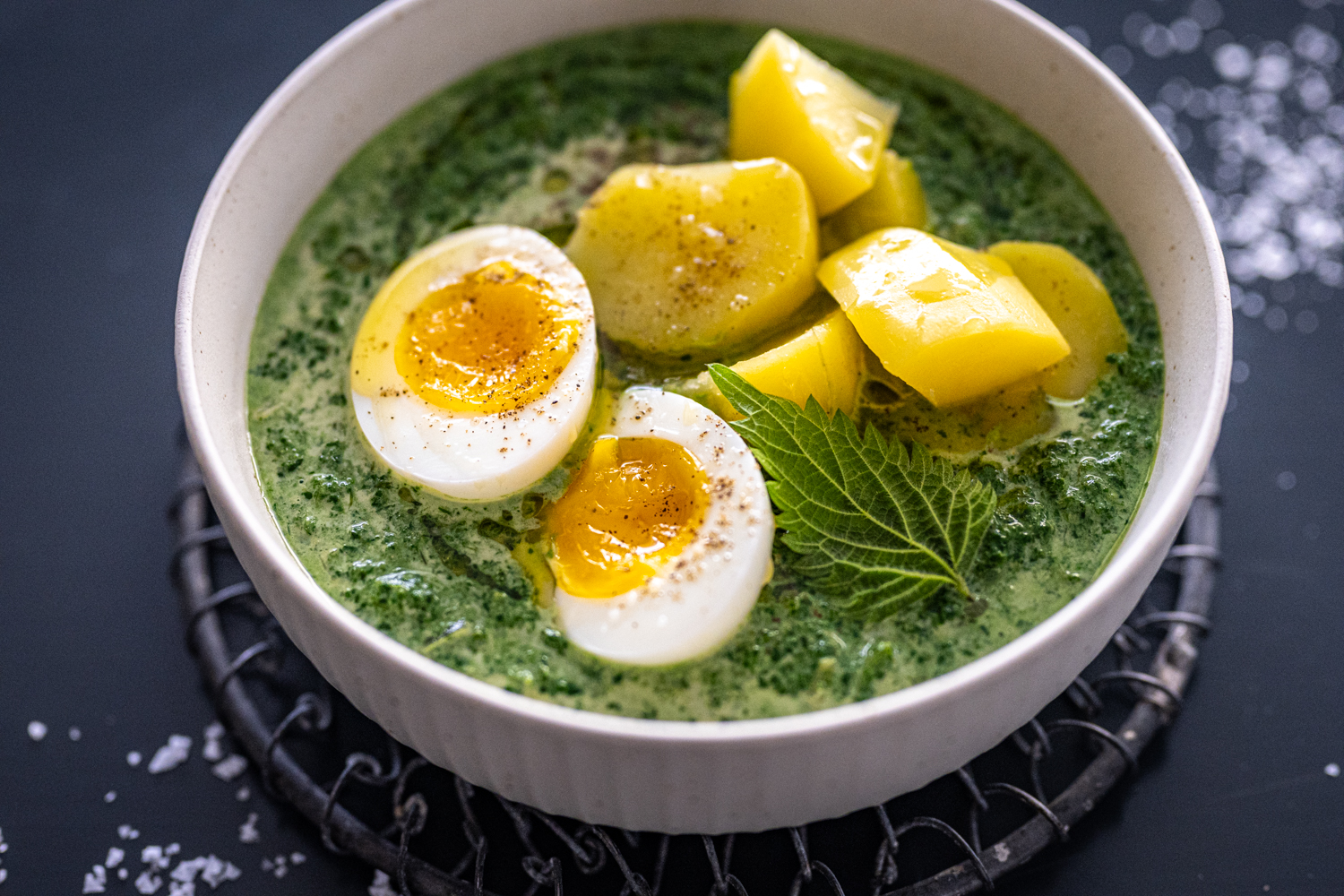 Make nettle spinach yourself recipe trickytine
