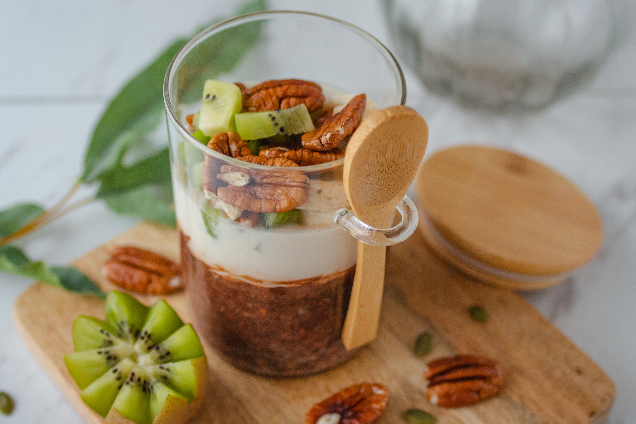 Overnight -oats vanilla and chocolate - that's how it works