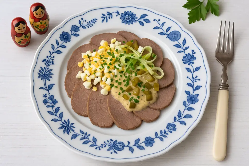Spicy mustard meat