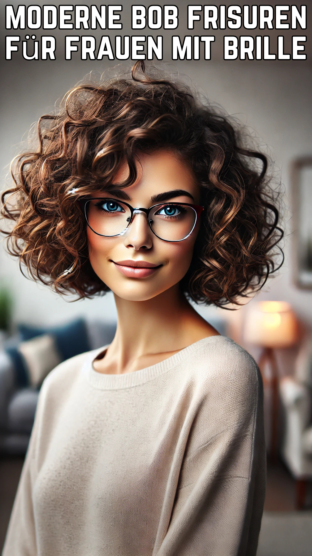 Modern bob hairstyles for women with glasses