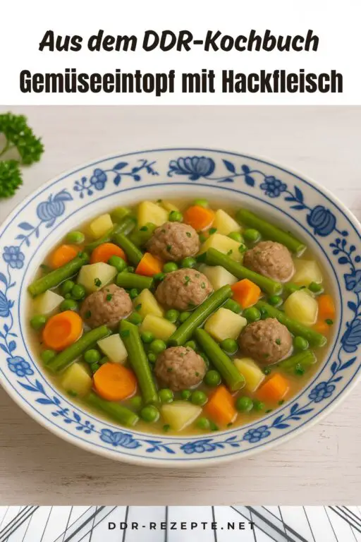 Vegetable stew with minced meat