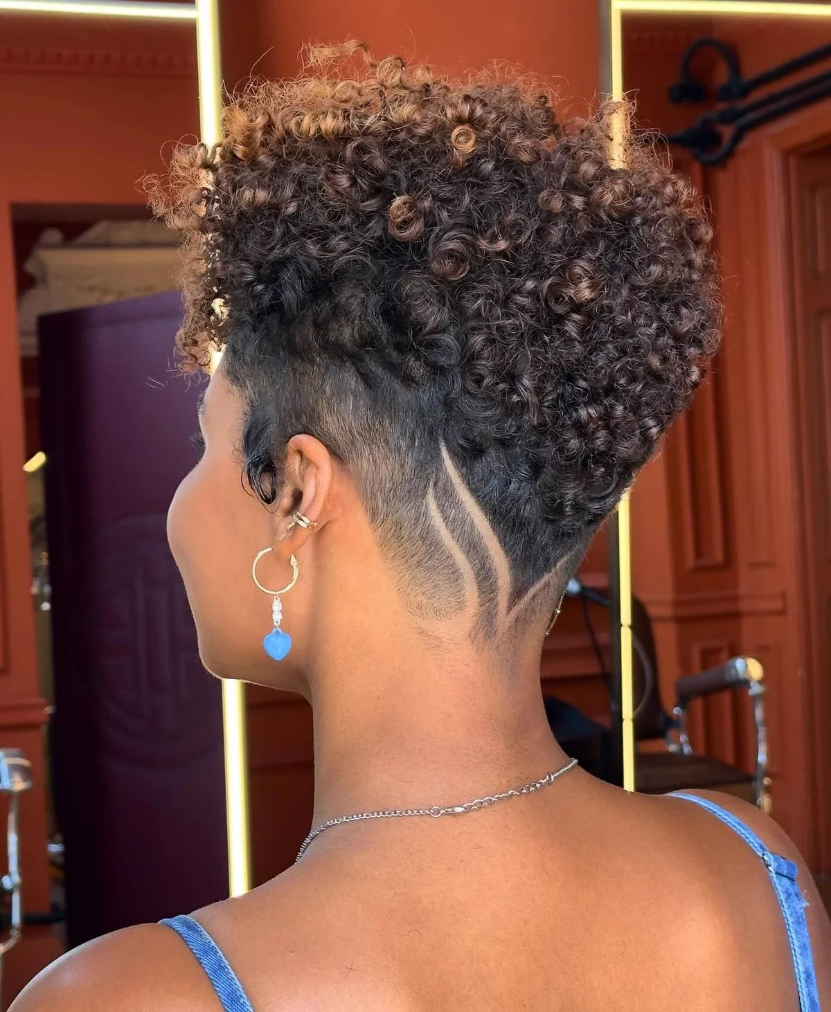 Pixie for curly hair