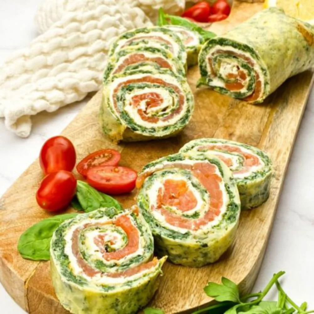 Spinat-Lachs role-interesting Easter breakfast ideas
