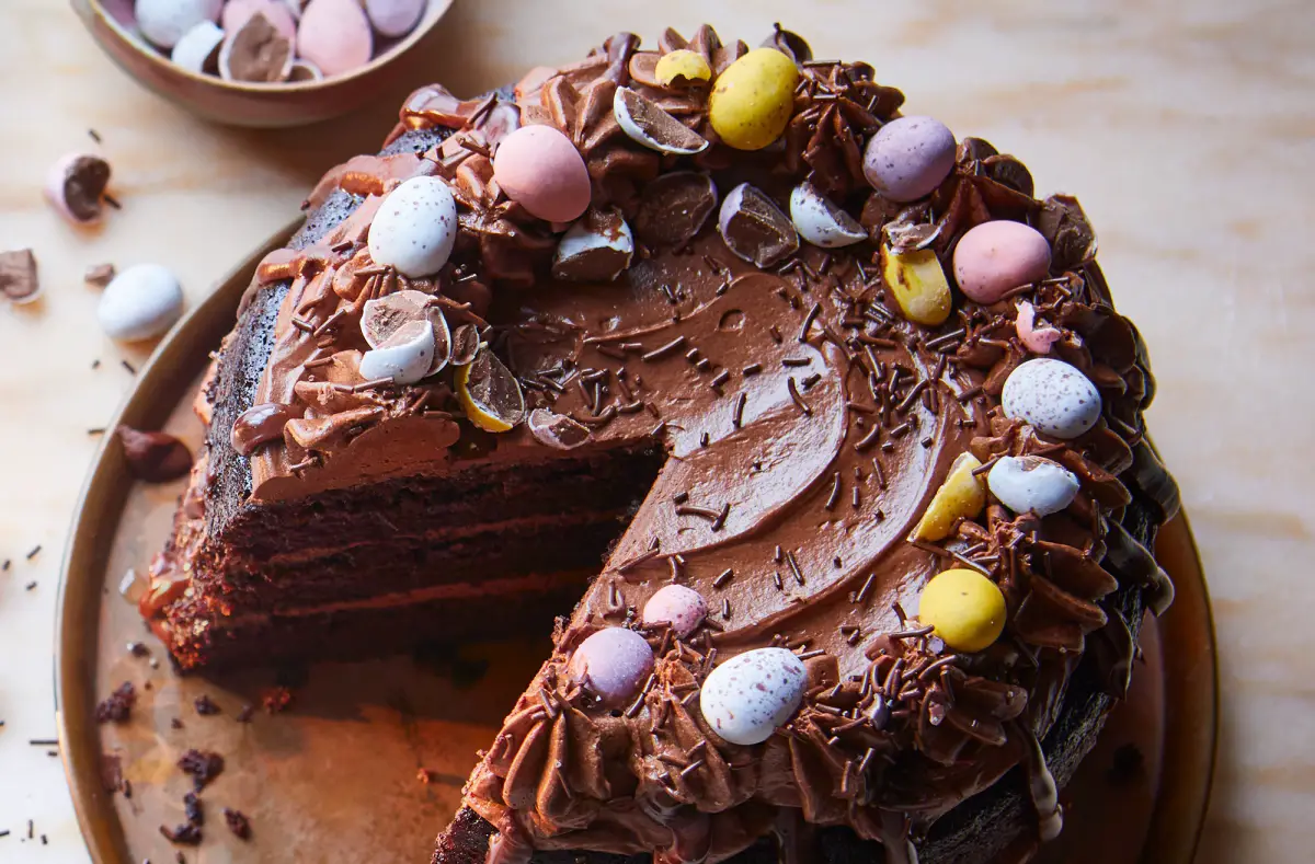 Chocolate cake is the most popular dessert for Easter 